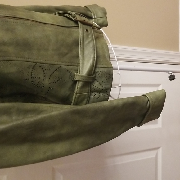 PELLE quality leather green jacket - Picture 6 of 16
